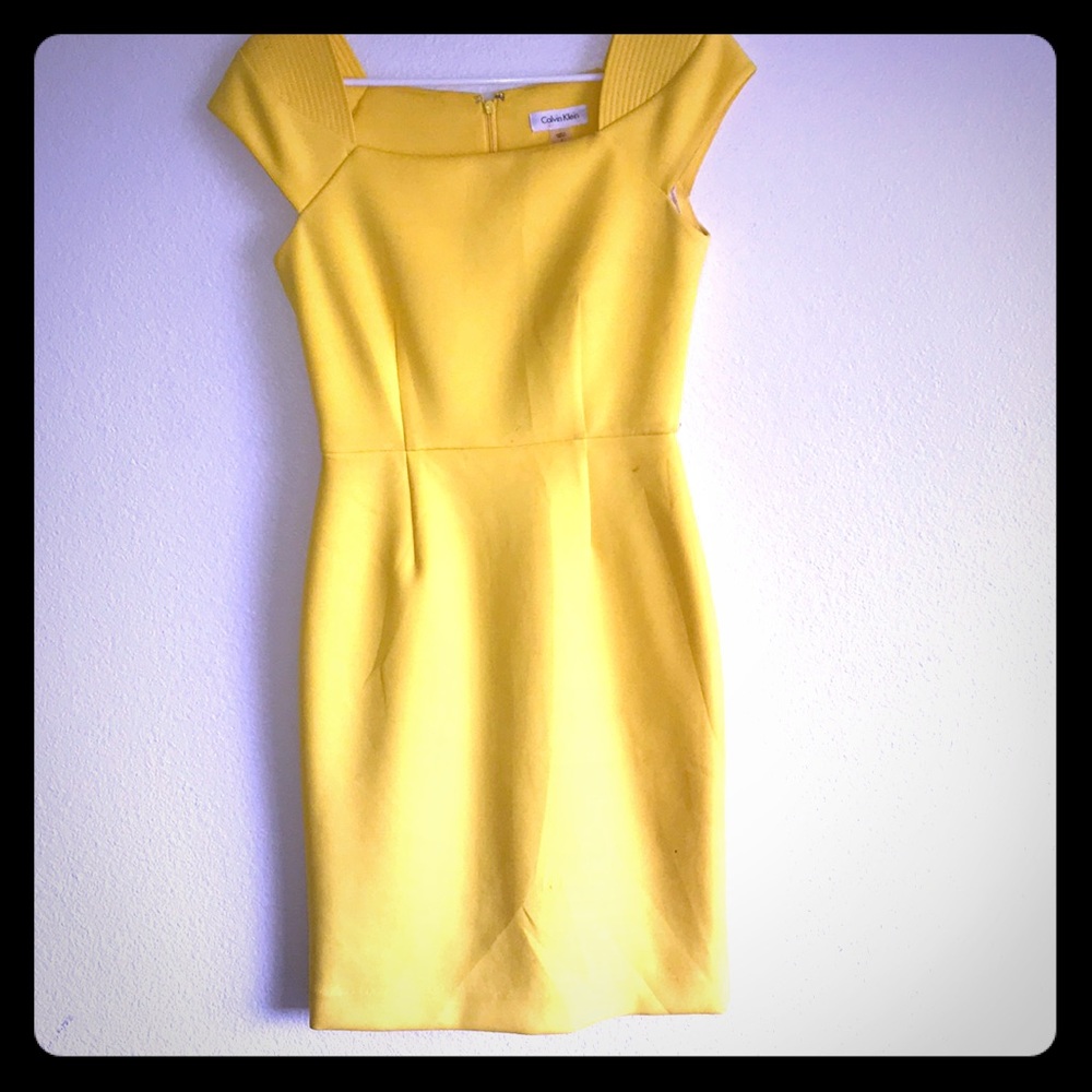 Calvin Klein’s sunny Works dress Beautiful